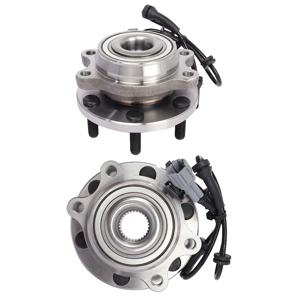 515065 Front 6 Lugs Wheel Hub Bearing Assembly Compatible with Nissan Frontier 2005-2017 & Xterra 2005-2015 - Durable Replacement for Smooth Off-Road & Daily Driving