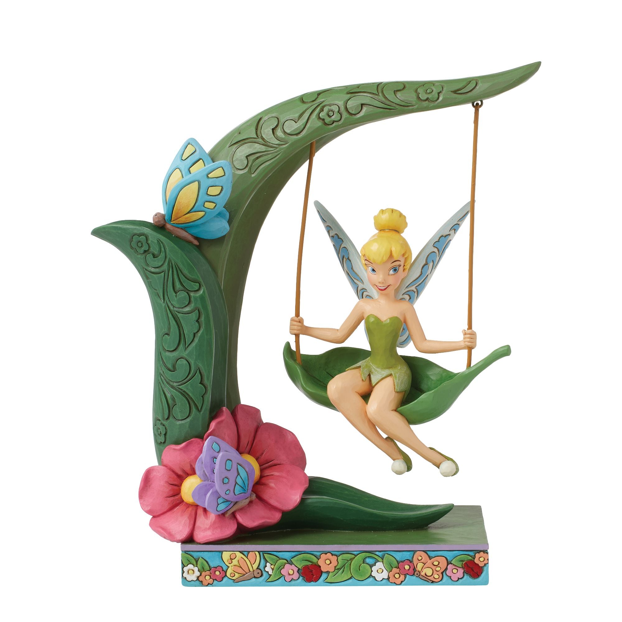 Tink Spring Swing - Outdoor Garden Swing Chair for Relaxing in Backyard, Patio, or Porch - Perfect for Lounging, Reading, and Enjoying Nature