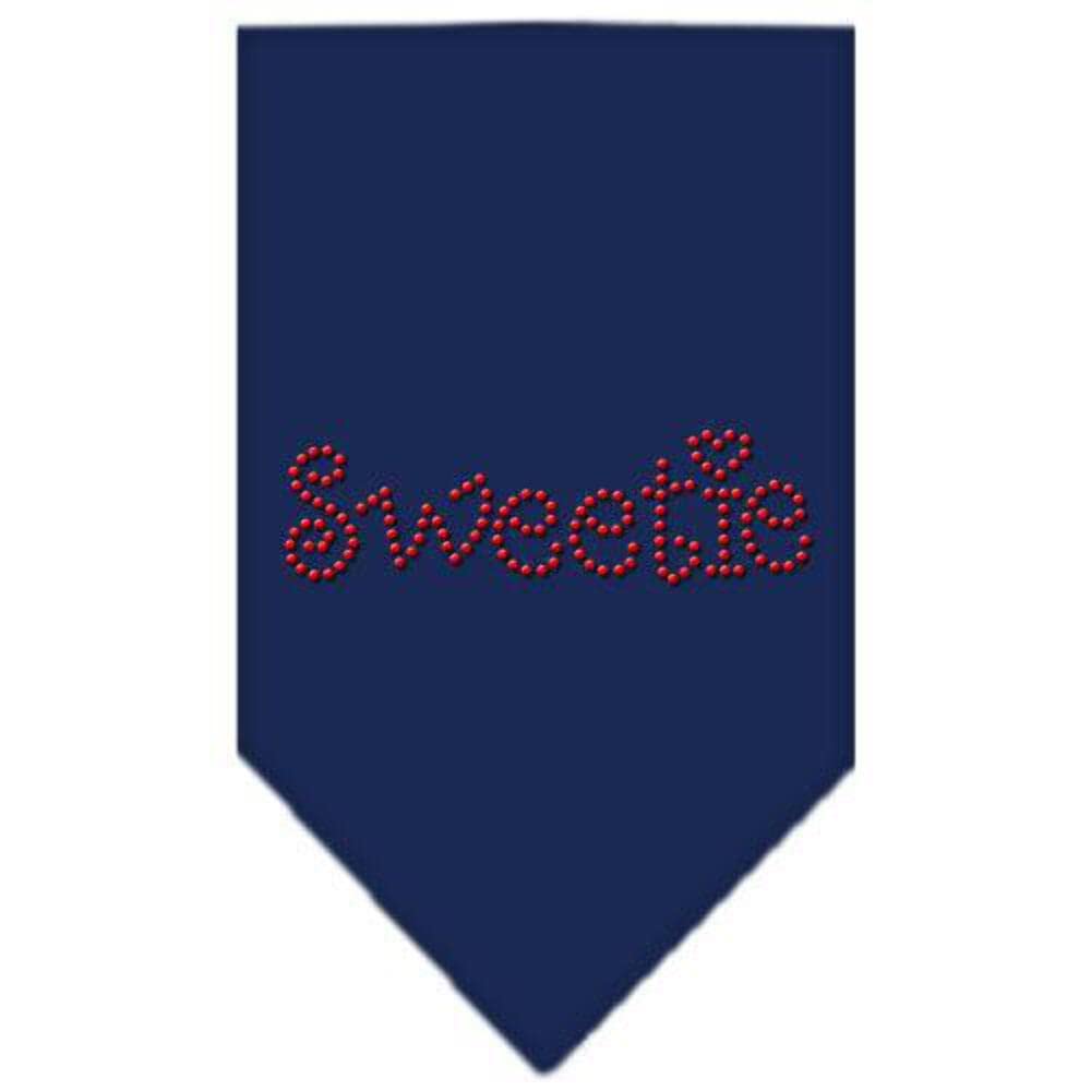 Sparkling Rhinestone Pet Bandana for Small Dogs - 