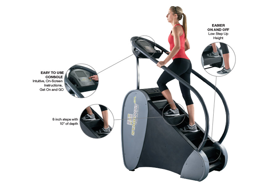 StairMaster Stairway GTL StepMill - Commercial Grade Stepper Machine for Home & Gym Cardio Workouts | Perfect for Stair Climbing Training, Leg Exercises & Weight Loss