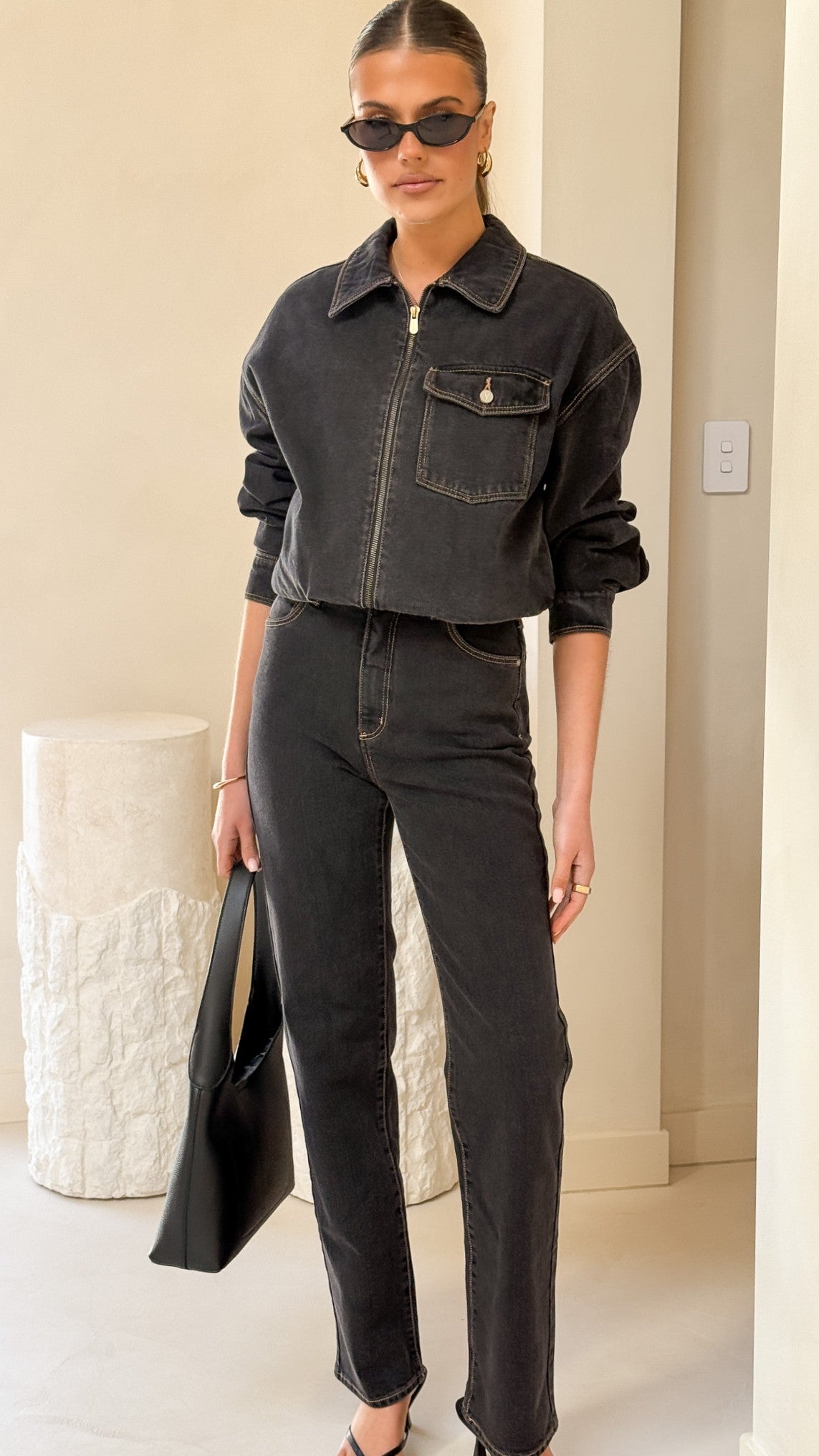 Abrand 94 High Straight Jeans for Women - Classic Slim Fit Denim Pants | Perfect for Casual Wear, Office & Night Out