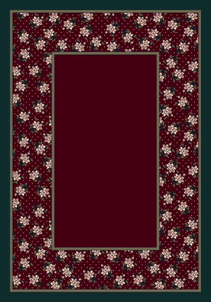 Milliken Design Center Rambling Rose Garnett Rug 5'4