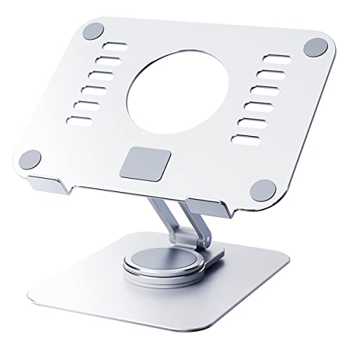 Aluminum swivel tablet stand Silver D