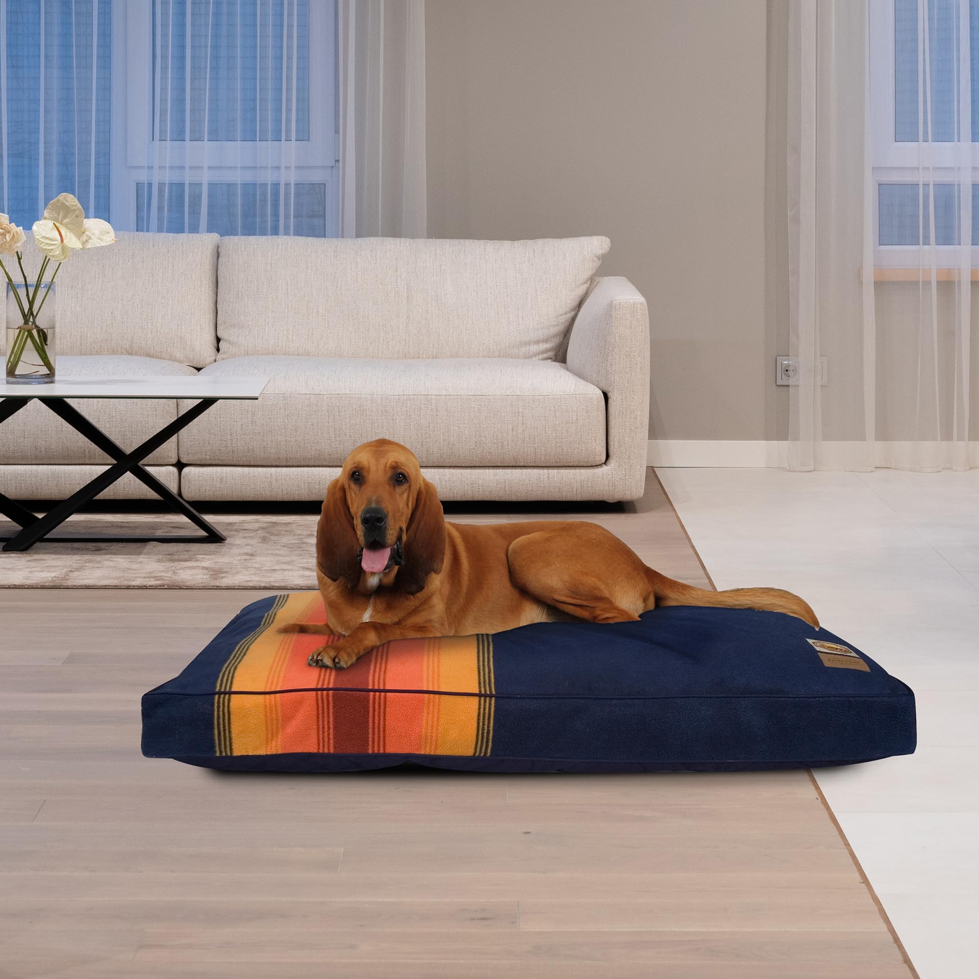 PENDLETON National Park Grand Canyon XL Dog Bed - Soft & Durable Pet Bed for Large Dogs, Perfect for Indoor Lounging & Outdoor Camping Trips