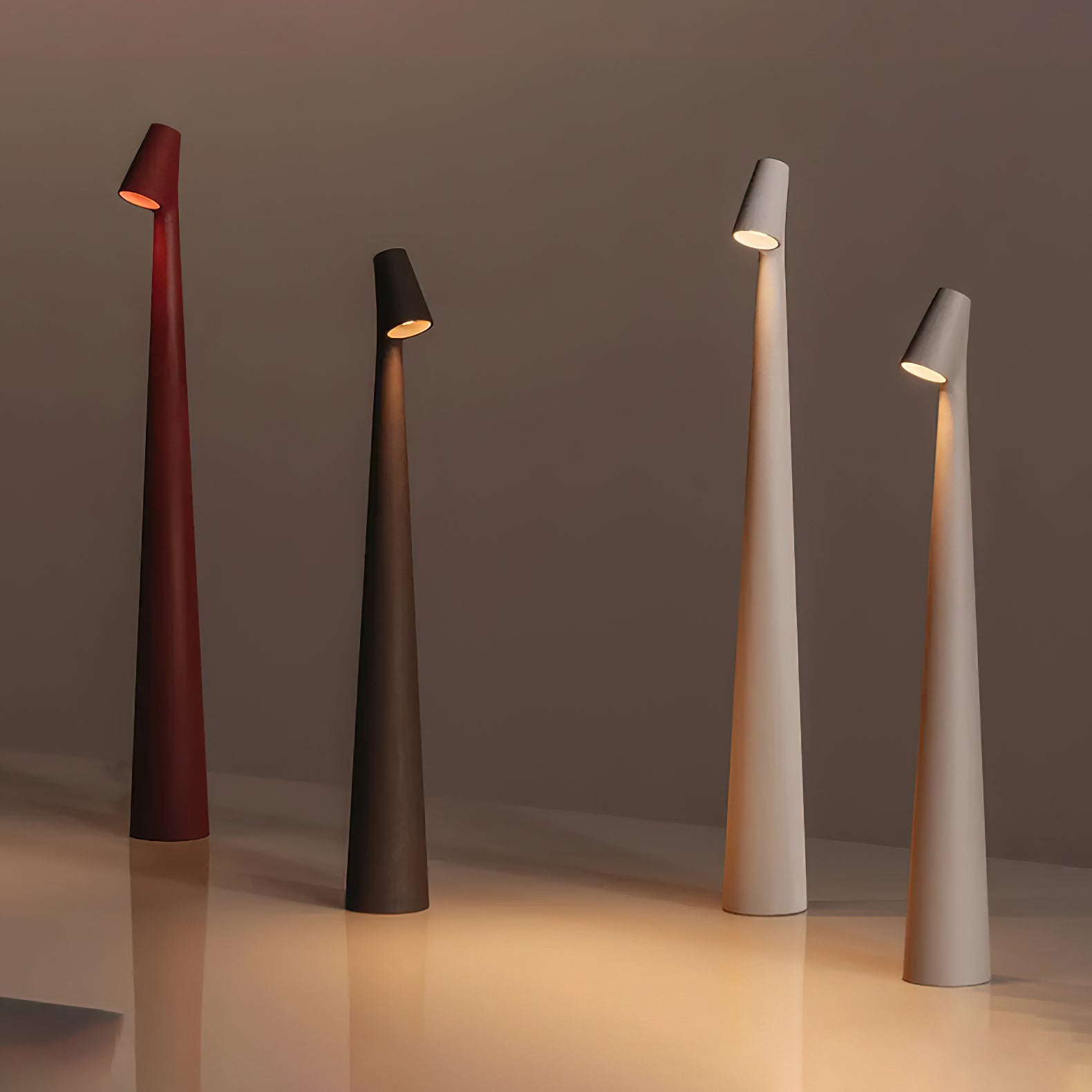 Portable Table Lamp - Handmade African Design, USB Rechargeable & Adjustable Brightness for Bedroom, Living Room, and Outdoor Camping