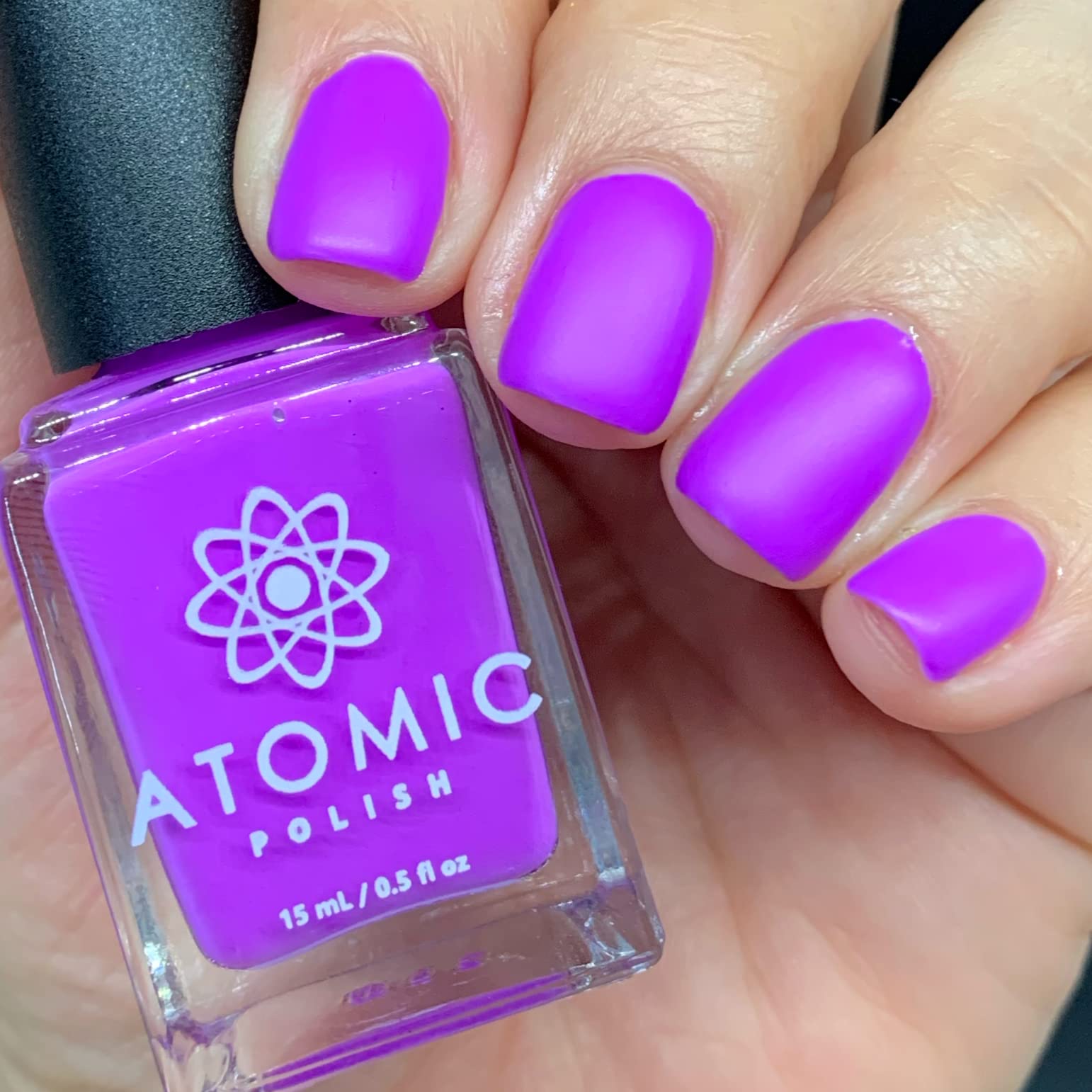 Pastel Neon Purple Nail Polish - Long Lasting Vegan & Non-Toxic Nail Lacquer - Perfect for Summer Nails, Parties, and Special Occasions