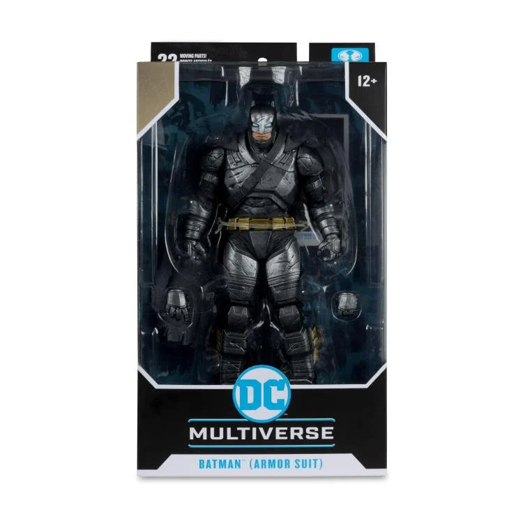 Batman Armor Suit Action Figure - Batman v Superman Dawn of Justice DC Multiverse Collectible Toy for Display & Play