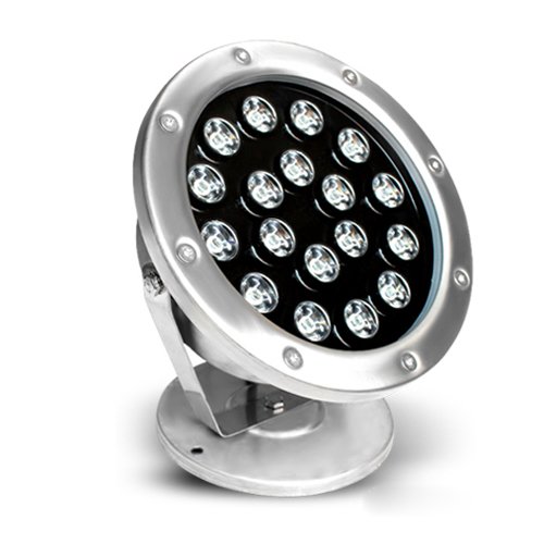 18W LED Spot Light Fixture - Outdoor Waterproof IP68 Underwater Flood Lamp for Pool, Garden, Pathway & Landscape Lighting