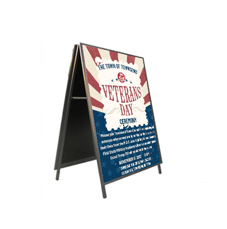27x40 A-Frame Sign Holder with Security Screws - 1 1/4
