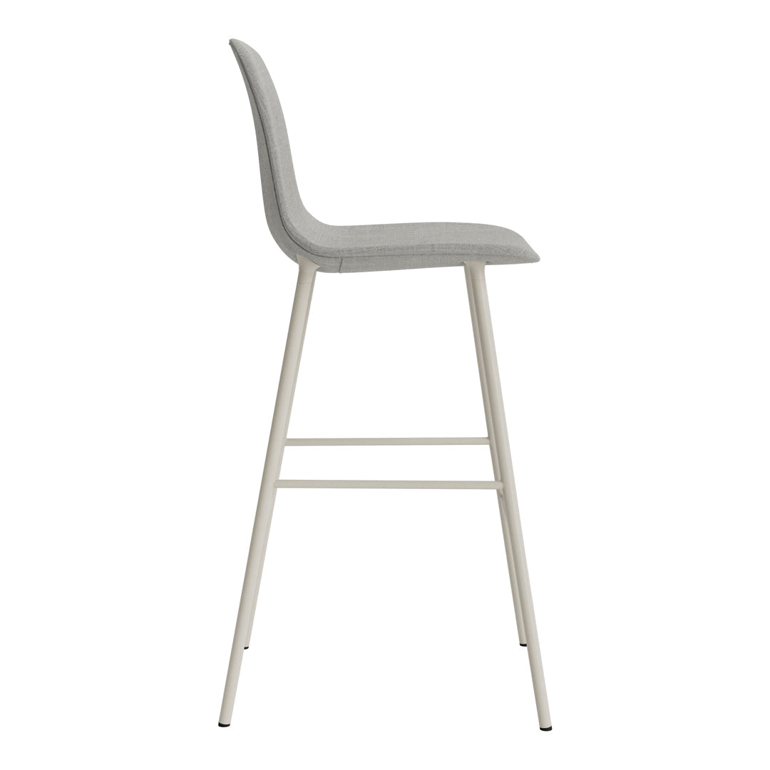 Stylish Form Bar Chair - Fully Upholstered Counter Stool for Kitchen Island, Breakfast Nook & Home Bar - Comfortable Modern Seating for Dining & Entertaining