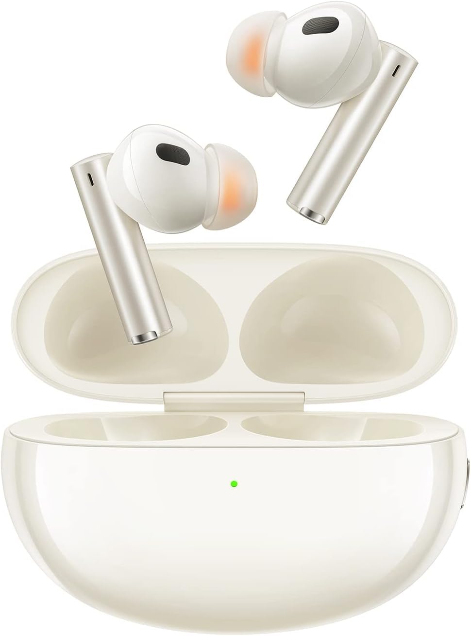 realme Buds Air 5 Pro True Wireless Earbuds with 50dB Active Noise Cancellation, LDAC Hi-Res Audio & Bluetooth 5.3 - White (RMA2021) | Perfect for Commuting, Workouts & Travel