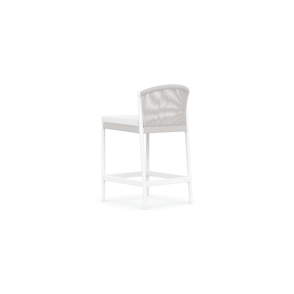 Catalina Outdoor Counter Stool - Weather-Resistant Bar Stool for Patio, Deck, or Poolside - Comfortable & Durable Backless Stool for Outdoor Dining & Entertaining