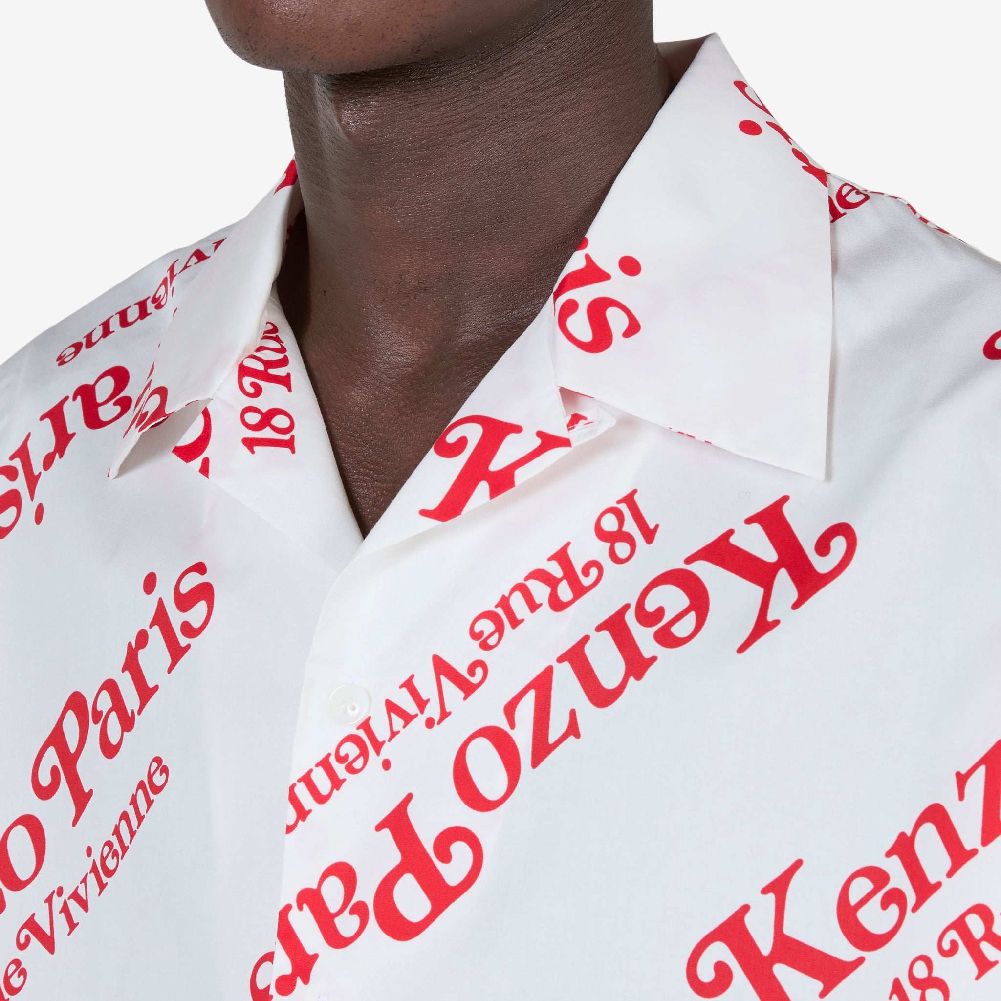KENZO by Verdy Boxy Shirt in Off White | Oversized Streetwear T-Shirt for Men | Perfect for Casual Wear, Street Style & Urban Fashion