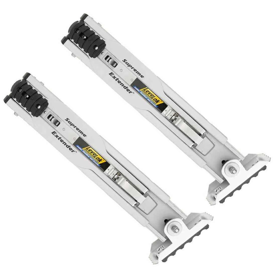 LeveLok Supreme Ladder Leveler - Quick Connect System for Secure & Stable Ladder Setup | Perfect for Roofing, Construction & Home Maintenance