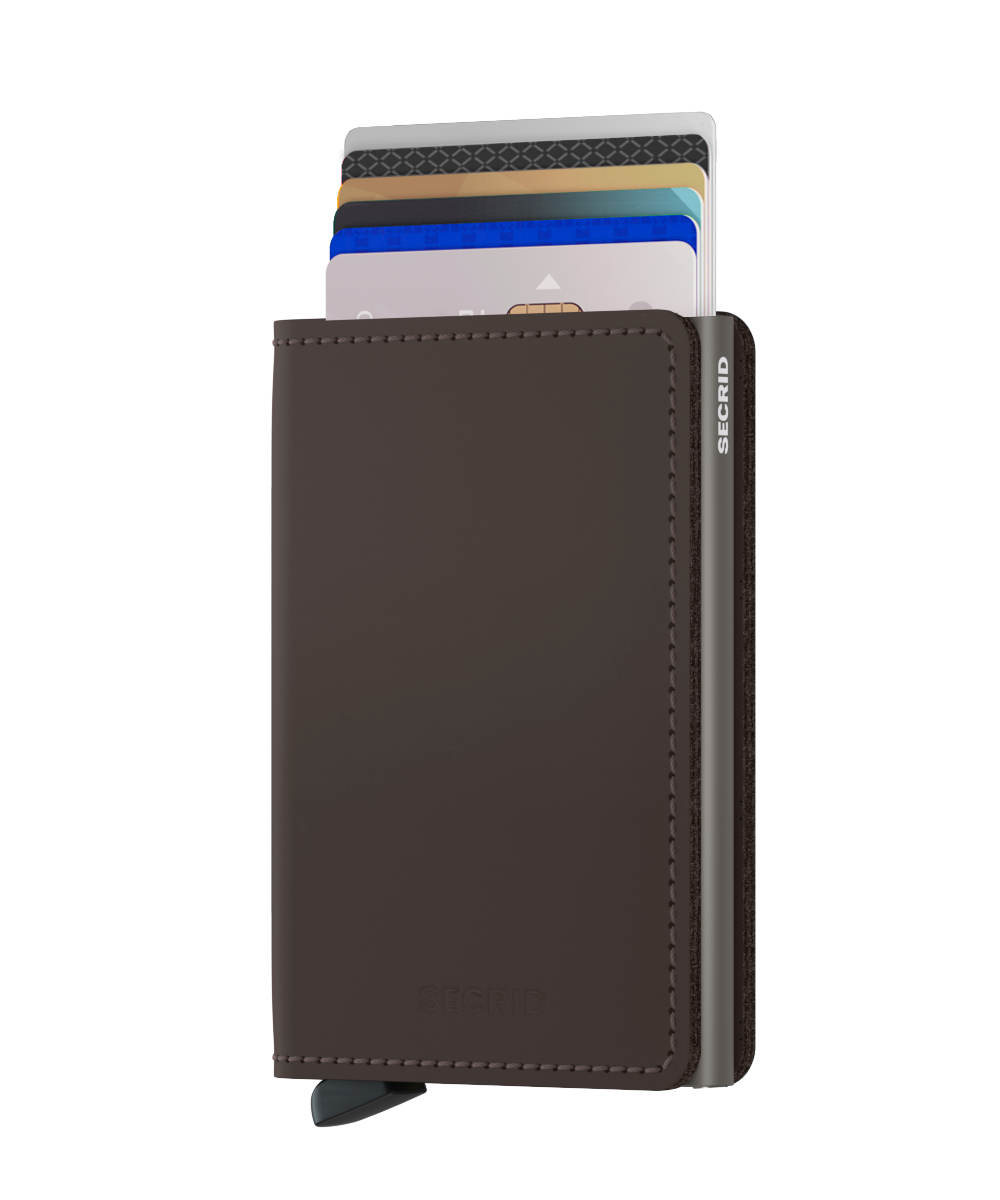 SECRID Slimwallet Matte - RFID Blocking Minimalist Wallet for Men & Women | Ultra-Thin & Durable | Perfect for Travel, Business & Everyday Use