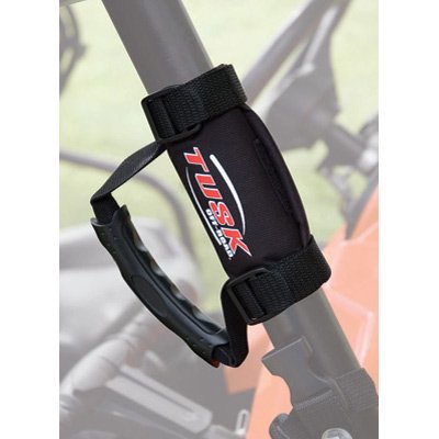 Tusk UTV Hand Grips - Heavy Duty Handlebar Handholds for Off-Road Vehicles - Perfect for ATV, Side-by-Side & UTV Riding Accessories (Black) - Ideal for Trail Riding, Mudding & Off-Road Adventures