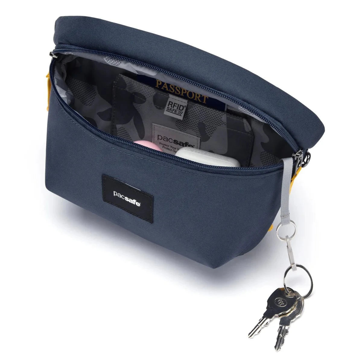Pacsafe Go Anti-Theft Sling Pack - Secure Crossbody Bag for Travel, Commuting & Outdoor Adventures | RFID Protection & Cut-Resistant Straps