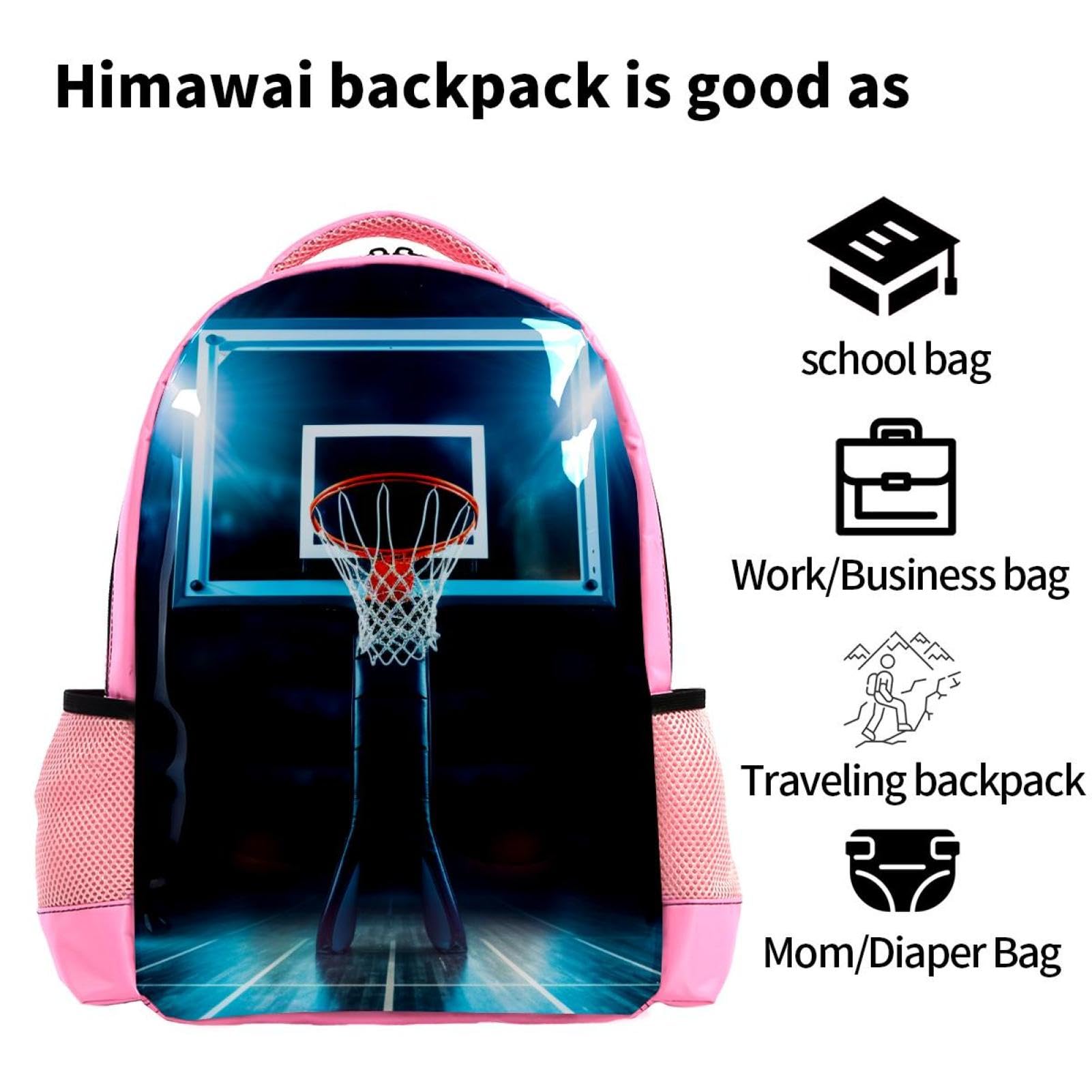 Best Travel Backpack for Men & Women - Durable Lightweight Hiking Backpack with Laptop Compartment | Perfect for Gym, Basketball Games & Outdoor Adventures