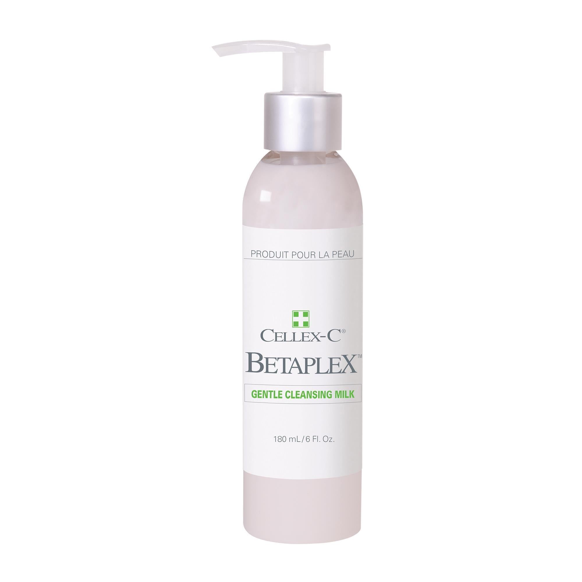 Cellex C Betaplex Gentle Cleansing Milk 6 fl oz - Soothing Face Wash for Sensitive Skin | Perfect for Daily Skincare Routine & Makeup Removal