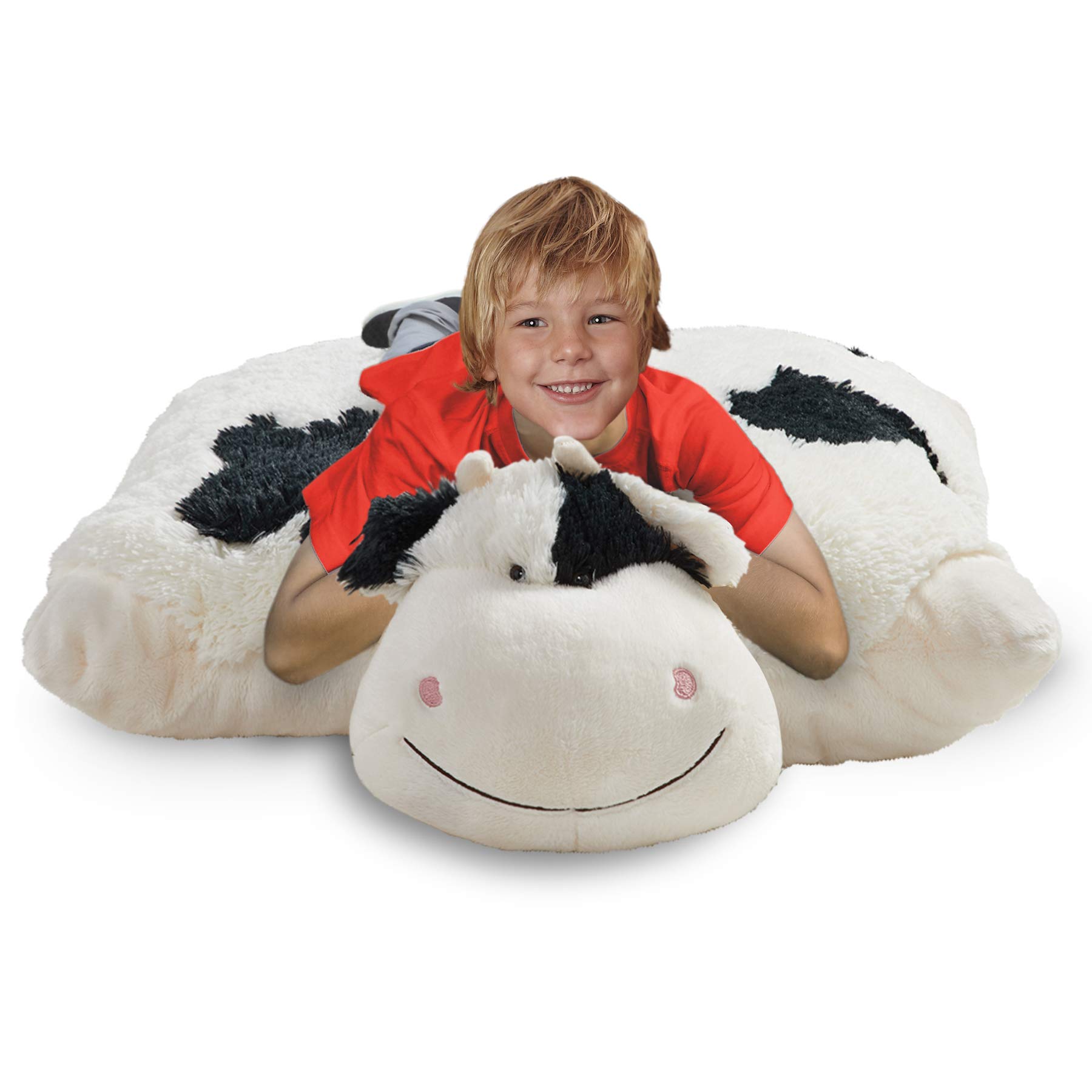 **Pillow Pets Originals Cozy Cow Jumbo - Extra Large Stuffed Animal Plush Toy for Kids & Adults | Perfect for Cuddling, Gifts, and Home Decor**