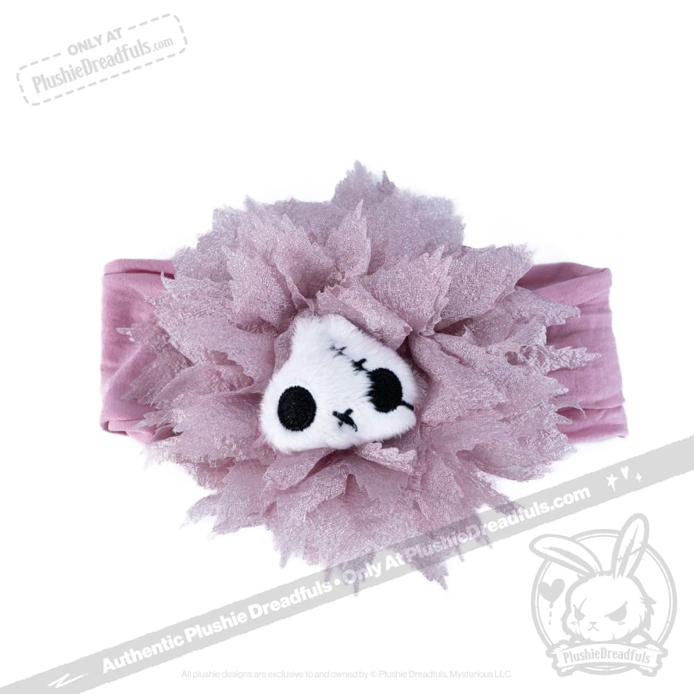 Cute Plush Skelly Bunny with Flower Crown - Soft Stuffed Animal Toy for Kids, Girls & Boys - Perfect for Gifts, Nursery Decor & Cuddling