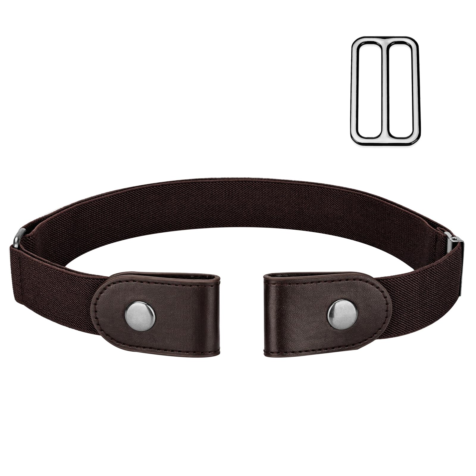 Maikun No Buckle Stretch Belt for Women & Men - Invisible Elastic Waistband for Jeans, Pants & Dresses | Perfect for Casual Wear, Office & Travel