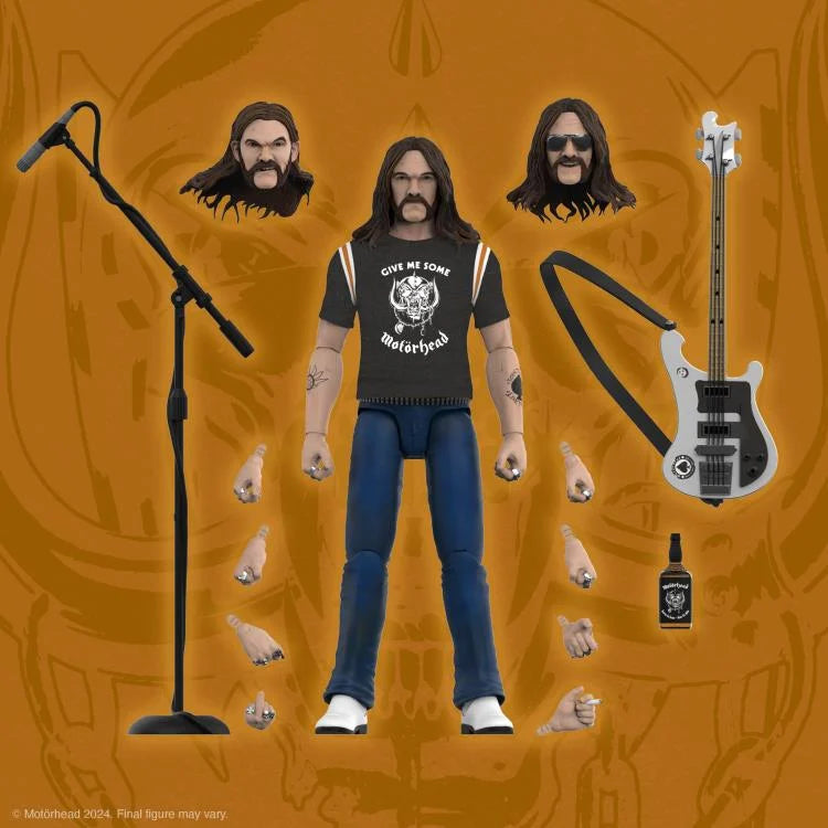 Motorhead Lemmy Kilmister 1981 Tour Action Figure - Ultimate Collectible for Rock Music Fans & Memorabilia Collectors | Perfect for Display, Gifts & Rock Music Enthusiasts