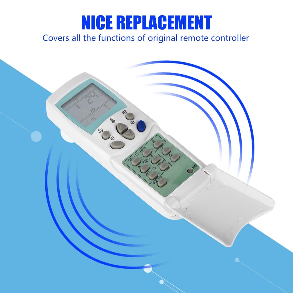 LG 6711A20010A/11B, 6711A90023E, 6711A20028K Air Conditioner Remote Control Replacement - Compatible with LG AC Units, Requires 2 AAA Batteries (Not Included) - Perfect for Home, Office, and Bedroom Cooling