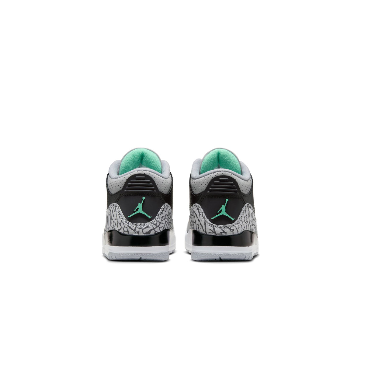 Kids Air Jordan 3 Retro 'Green Glow' Basketball Shoes - Boys' Sneakers for Sports, School & Casual Wear