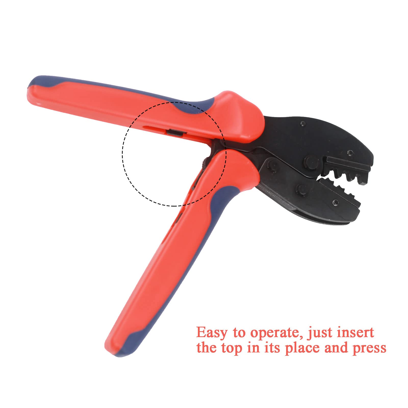 Solar Crimping Tool Kit LY-2546B - Professional Solar Panel Pliers with MC4 Male/Female Connectors for 2.5/4/6mm² AWG14/12/10 Cables - Includes Solar Spanner Wrench - Perfect for Solar Panel Installation & Maintenance