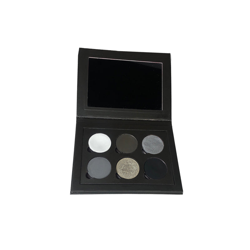 Gothic Eyeshadow Palette - 6 Highly Pigmented Shades in Red & Black | Perfect for Halloween, Cosplay & Dramatic Makeup Looks