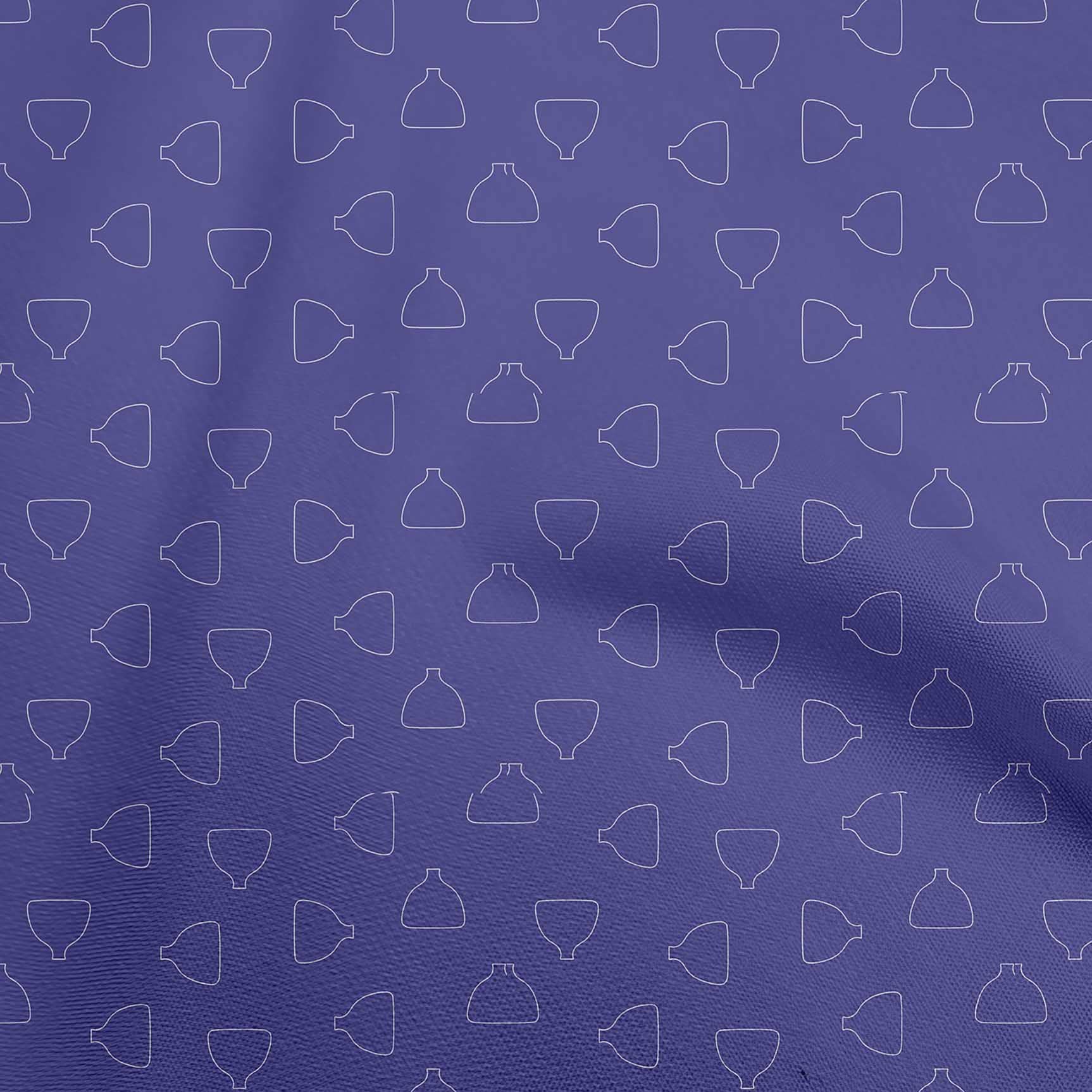 oneOone Georgette Viscose Purple Floral Printed Fabric by The Yard - 42 Inch Wide for DIY Clothing, Dresses, Scarves & Home Decor Sewing Projects