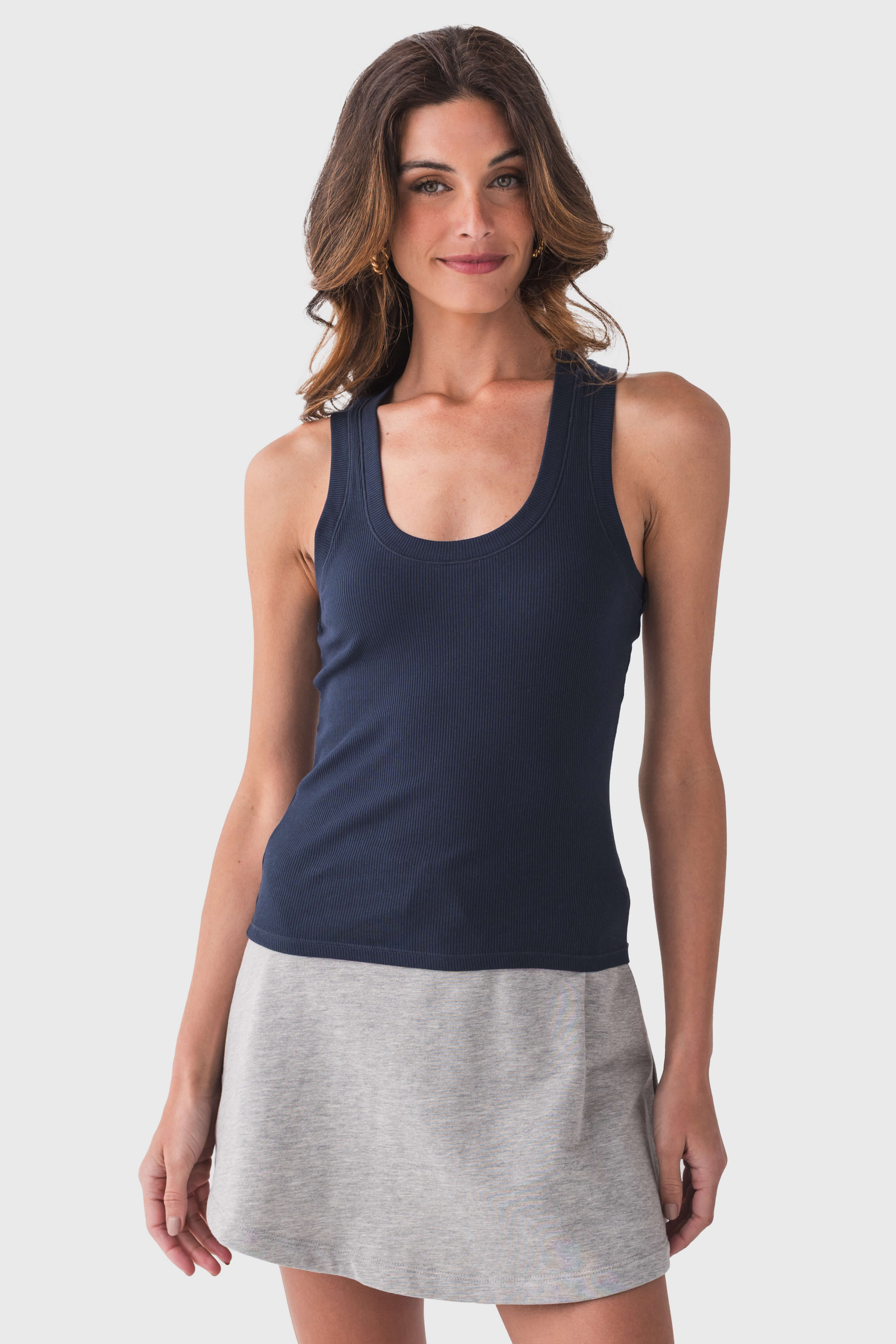 Z Supply Sirena Rib Tank Top for Women - Soft Stretch Cotton Blend Casual & Layering Tee - Perfect for Everyday Wear, Beach Cover-Up, and Summer Outfits