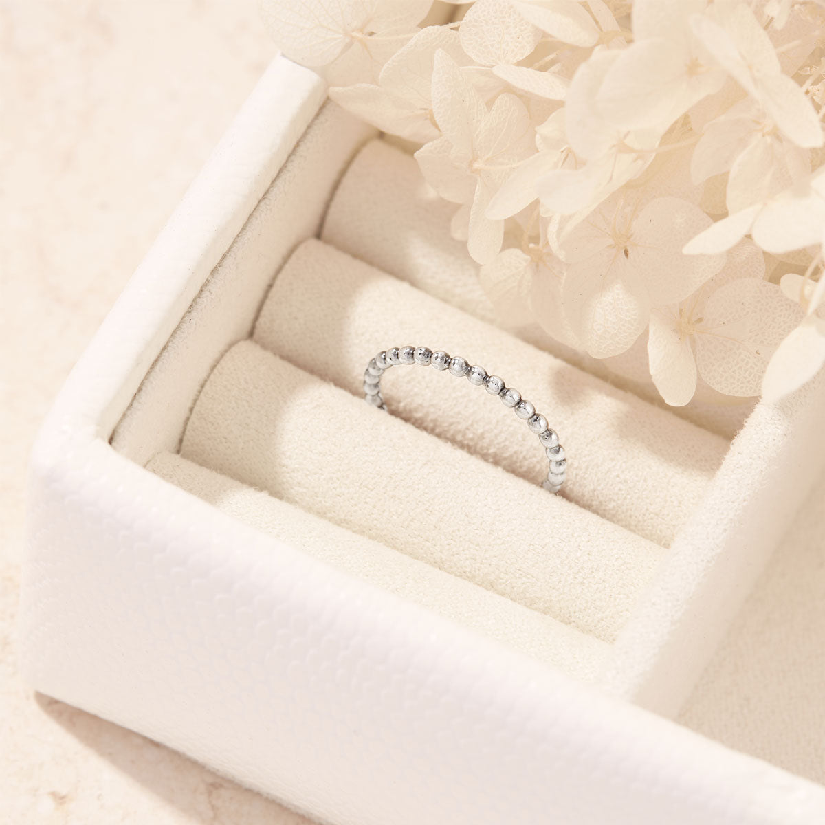 Dainty Beaded Ring for Women - Elegant Handmade Boho Jewelry - Perfect for Everyday Wear, Weddings & Special Occasions