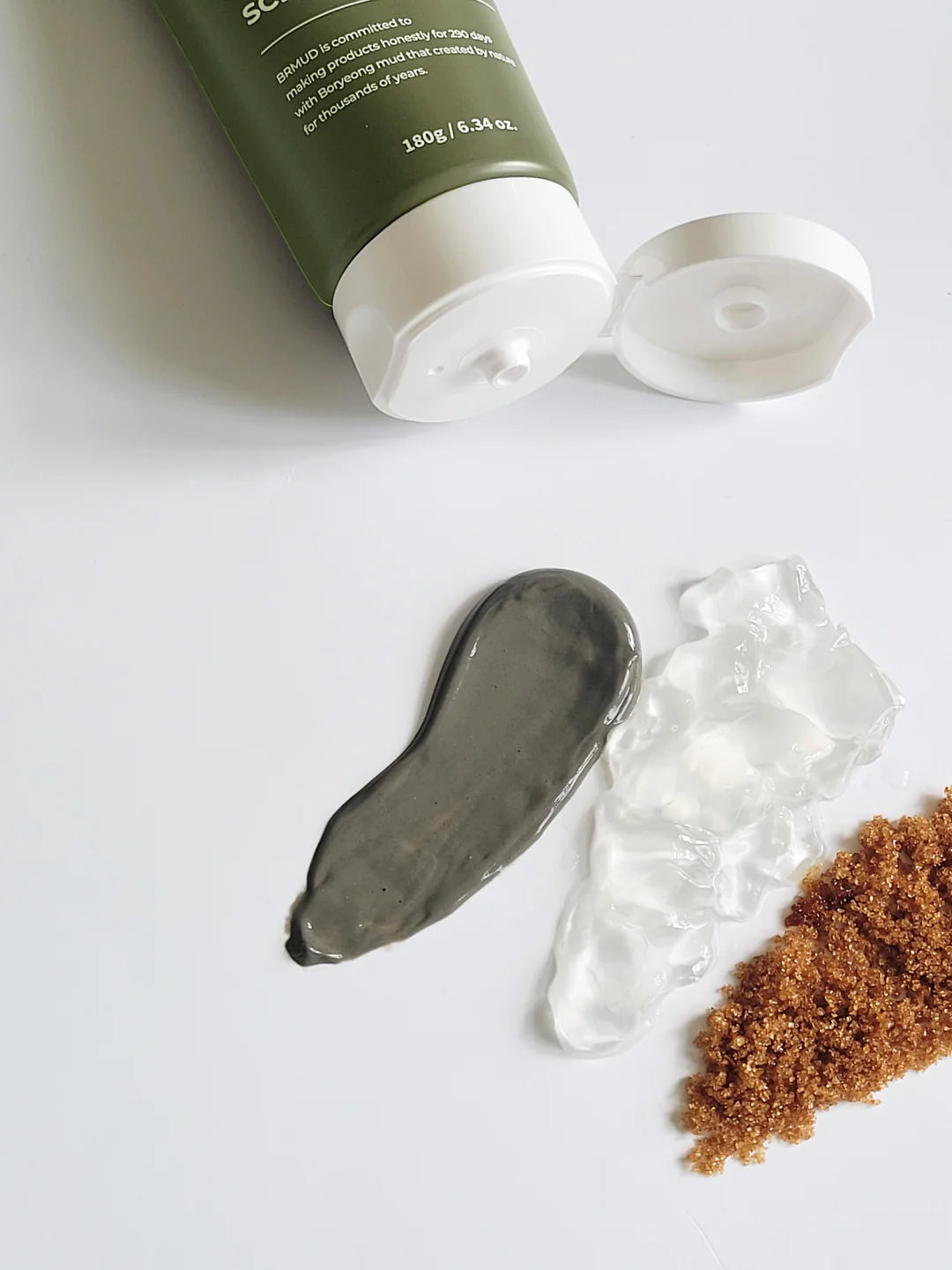 BRMUD Relief Mud Secret Body Scrub 180g - Natural Exfoliating & Detoxifying Body Wash for Smooth Skin - Perfect for Spa, Self-Care & Relaxation at Home
