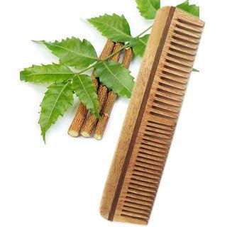 Stylazo Original Neem Wood Comb for Hair Growth & Scalp Care - Anti Hair Fall Comb for Men & Women - Perfect for Daily Hair Care & Massage at Home, Salon, or Travel