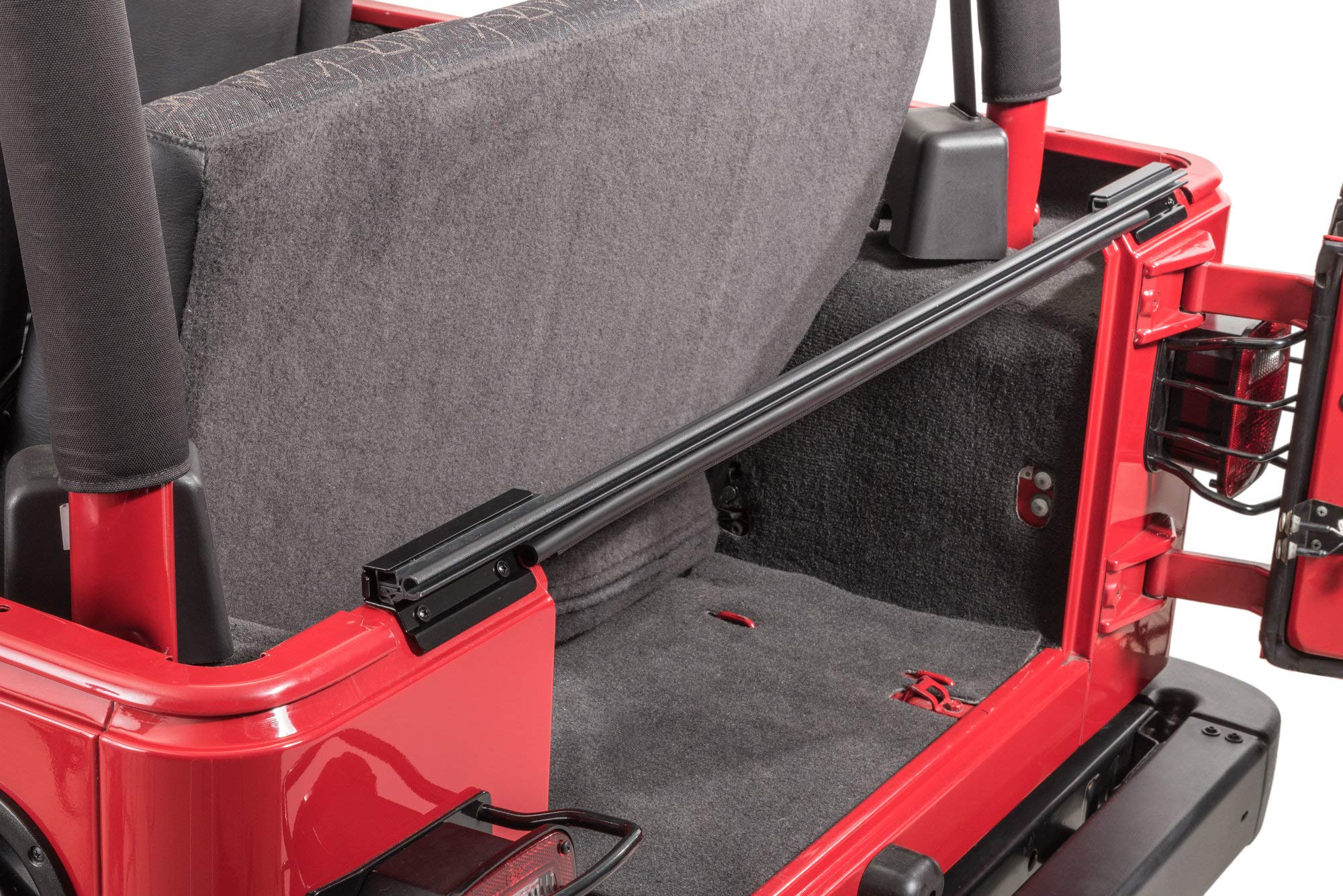 MasterTop Replacement Soft Top Tailgate Bar for Jeep Wrangler YJ & TJ (1987-2006) | Tonneau Cover Bar & Top Rail Retainer | Durable Off-Road Accessory for Jeep Soft Top & Truck Bed Covers