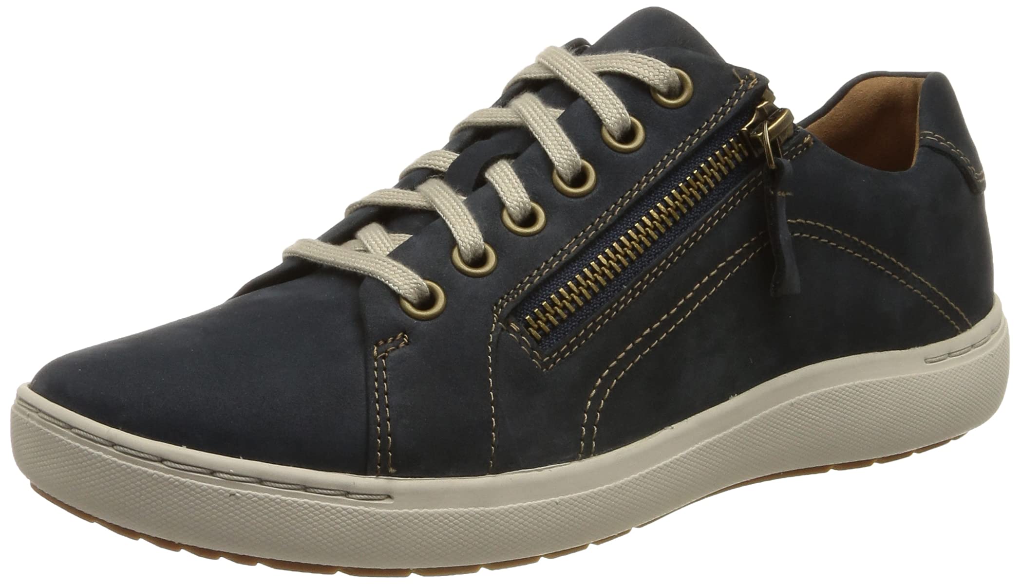 Clarks Women's Comfort Sneakers - Lightweight Walking Shoes for Women with Cushioned Insoles | Perfect for Casual Wear, Work & Travel