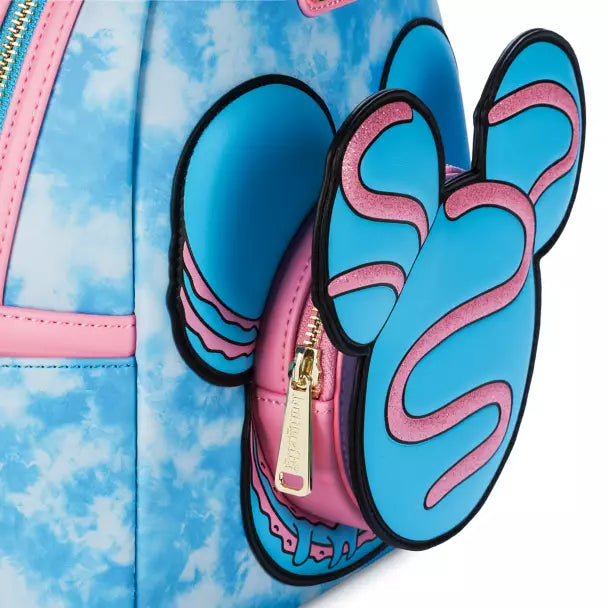 Disney Eats Macaron Loungefly Mini Backpack - Cute Pastel Crossbody Bag for Women & Girls - Perfect for Disney Parks, Travel & Everyday Use