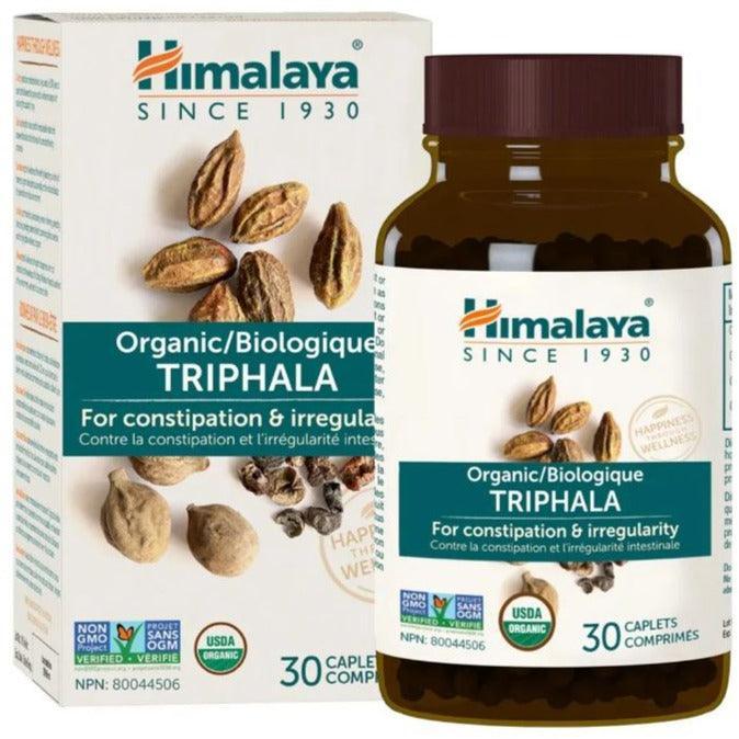 Himalaya Organic Triphala 30 Caplets - Ayurvedic Herbal Supplement for Digestion & Detox | Supports Gut Health, Immune System & Natural Cleansing | Ideal for Daily Wellness Routine & Holistic Health