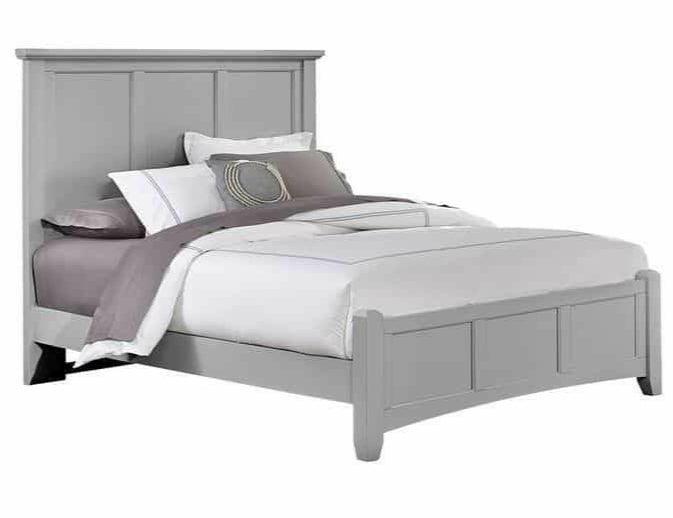 Bonanza Grey Queen Size Bed Frame BB26 558/855/922 - Modern Platform Bed with Sturdy Metal Frame, Perfect for Bedroom, Guest Room, or Dorm
