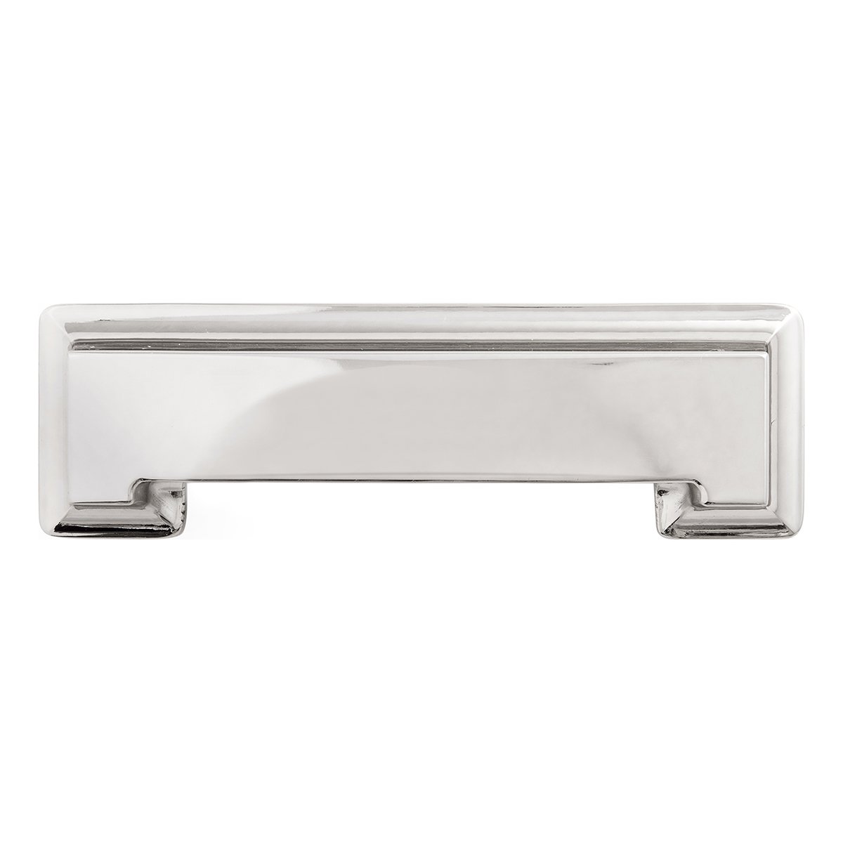 10 Pack Hickory Solid Core Kitchen Cabinet Pulls - Luxury Polished Nickel Handles for Cabinets, Dressers & Doors - 3