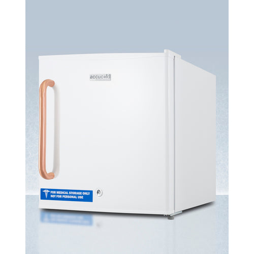 Accucold FS24LTBC Compact All Freezer with Antimicrobial Pure Copper Handle - Perfect for Home, Office, Dorm, RV & Small Spaces