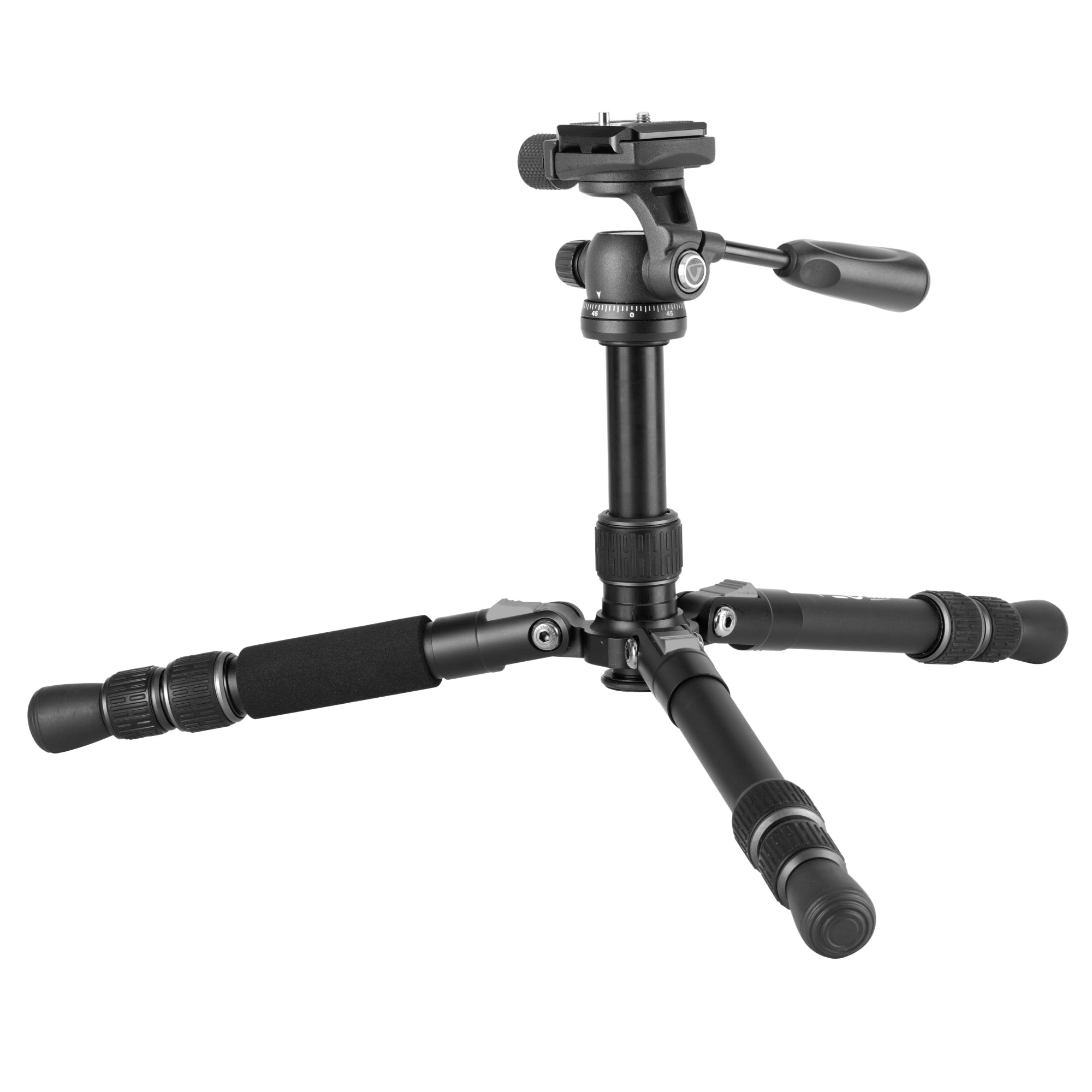 Vesta GO T 233AP Lightweight Aluminum Tabletop Tripod with Pan Head - Compact & Portable for Travel, Vlogging, and Photography