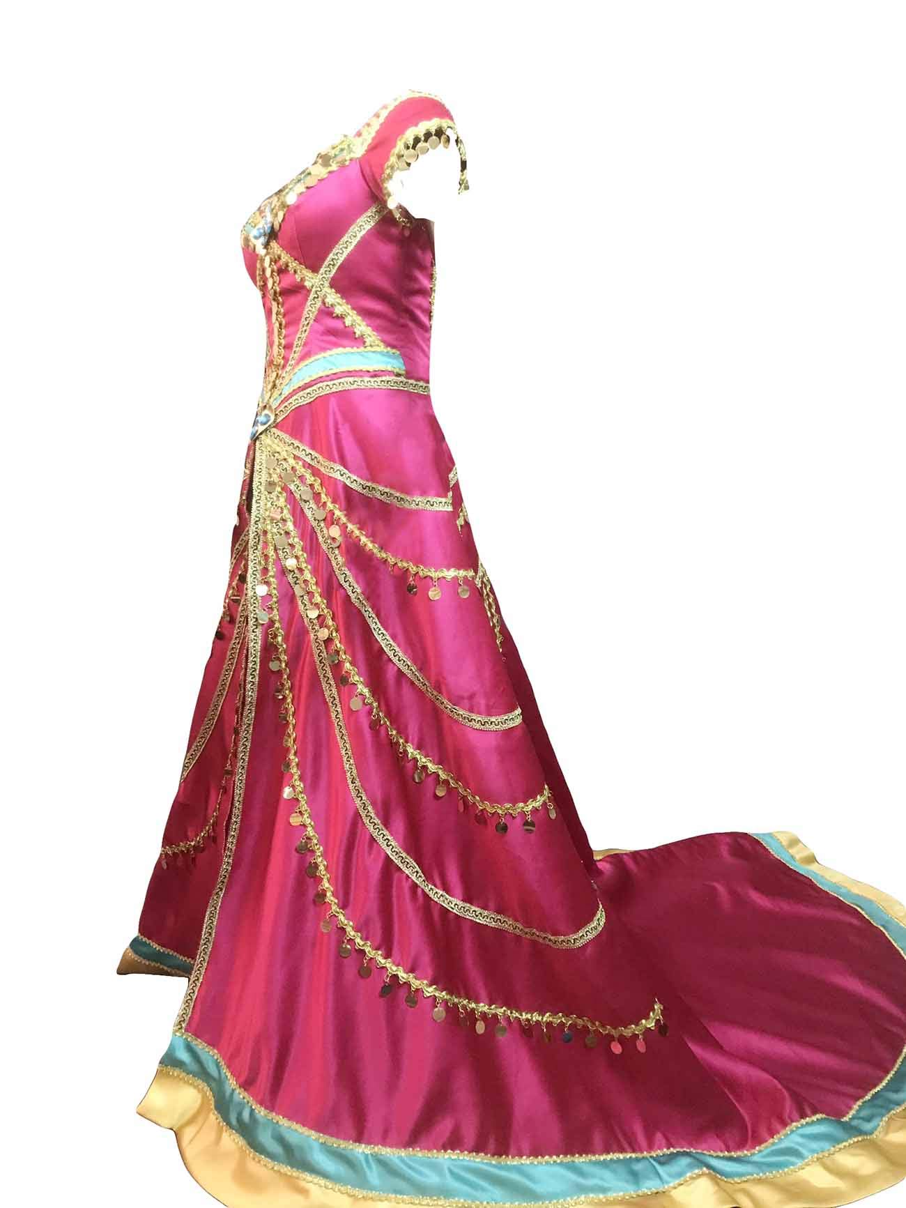 Adult Princess Jasmine Cosplay Costume - Deluxe Fancy Dress for Halloween, Cosplay Parties & Arabian Nights Theme Events