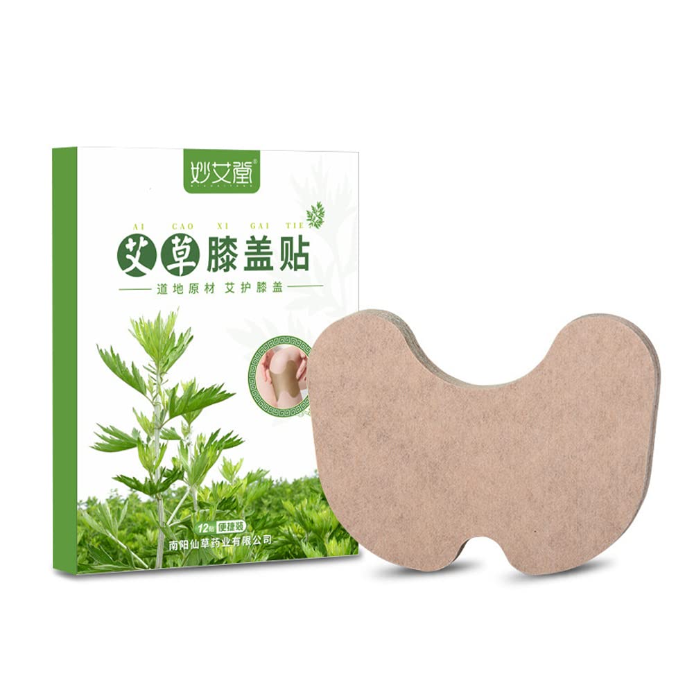 LVYouFad Pain Relief Patches - 12 PCS/Box Long Lasting Heat Therapy for Shoulder, Neck, Back & Knee Pain - Moxibustion Stickers for Muscle Soreness & Joint Relief - Perfect for Workout Recovery, Arthritis & Daily Comfort