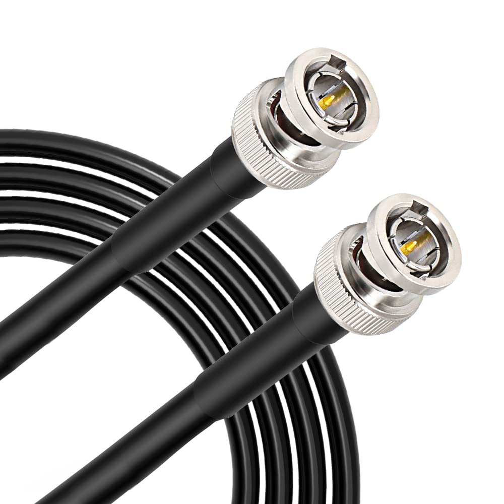 XRDS 200FT HD-SDI Coaxial Cable - 75 Ohm BNC Male to BNC Male Video Cable for CCTV Surveillance, Broadcast & Live Streaming | Compatible with Security Cameras, Video Production & Professional AV Systems