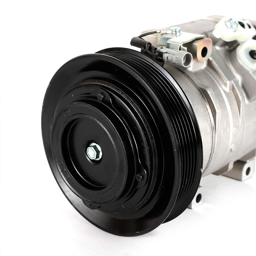 Kia Spectra & Spectra5 2.0L A/C Compressor with Clutch - Replacement Air Conditioner Compressor for 158350 | Perfect for Summer Cooling & Auto AC Repair