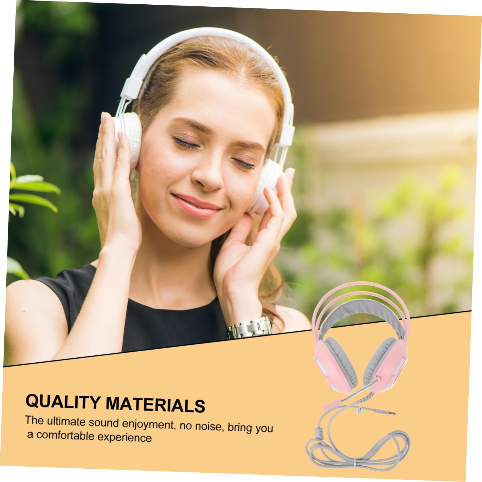 DOITOOL 3-Piece Professional Gaming Headset with Noise Cancelling Microphone - Durable Computer Headphones for Streaming, Esports & Online Meetings