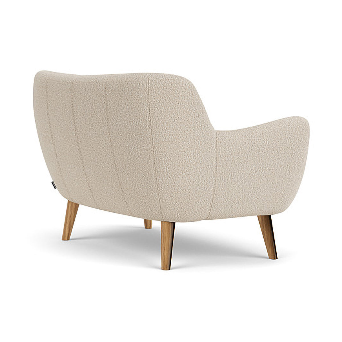 Herman Boucle 2 Seater Sofa - Modern Upholstered Loveseat for Living Room, Lounge & Small Spaces | Soft Fabric Couch with Sturdy Frame | Perfect for Apartments, Dorms & Cozy Home Decor